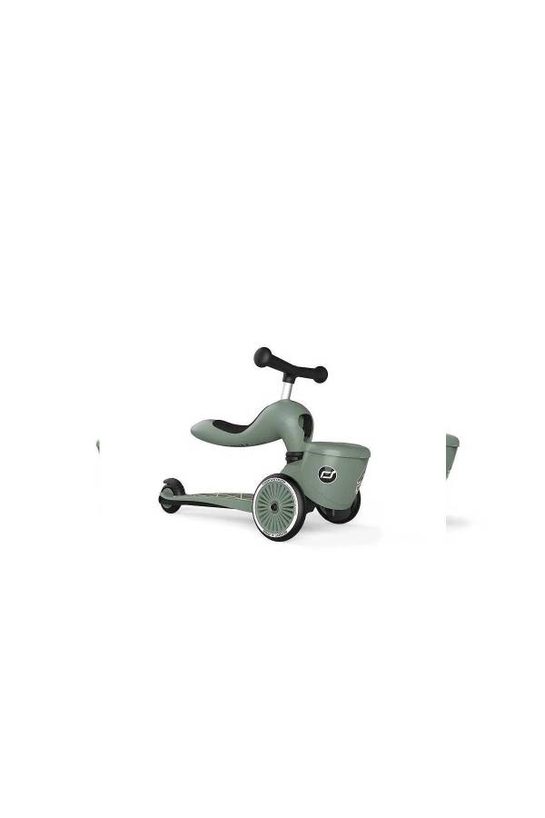 Scoot and Ride Highwaykick 1 Lifestyle Scooter - Green Lines