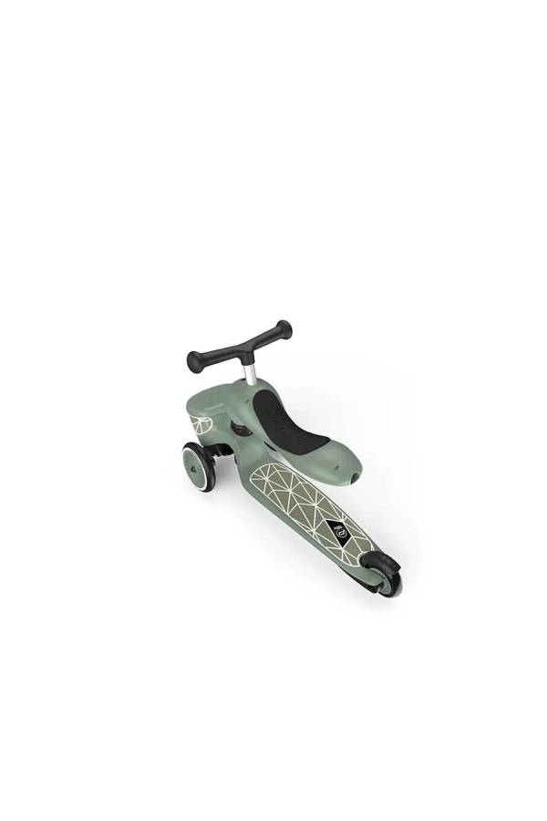 Scoot and Ride Highwaykick 1 Lifestyle Scooter - Green Lines