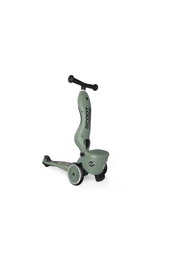 Scoot and Ride Highwaykick 1 Lifestyle Scooter - Green Lines
