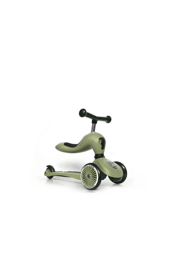 Scoot and Ride Highwaykick 1 Oturaklı Çocuk Scooter Olive