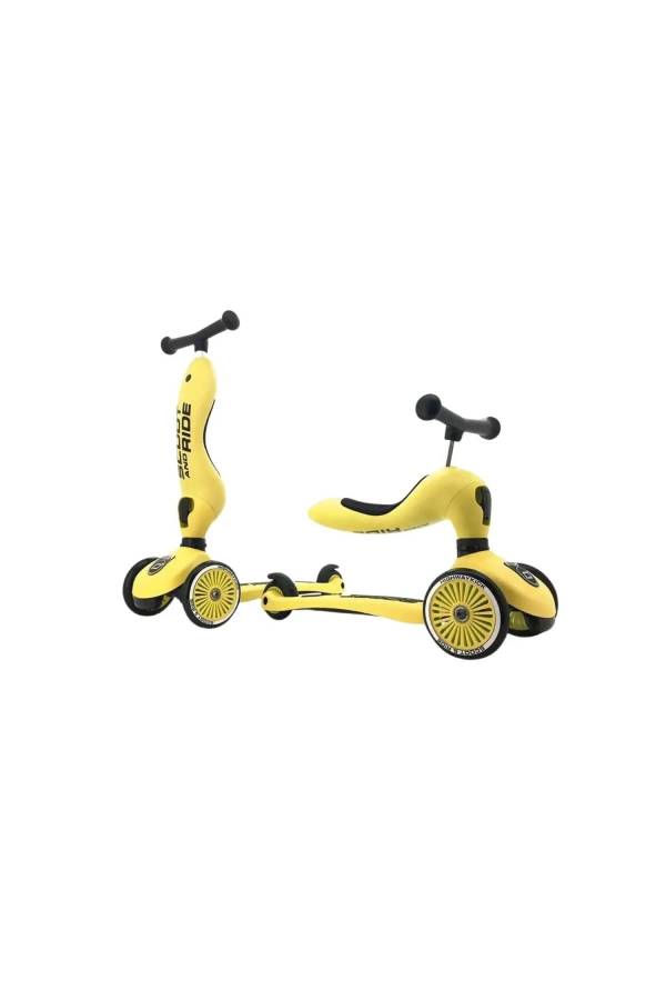 Scoot and Ride Highwaykick 1 Oturaklı Çocuk Scooter Sarı