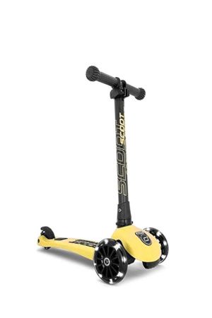 Scoot And Ride Highwaykick 3 LED Tekerlekli Sarı Çocuk Scooter - Thumbnail
