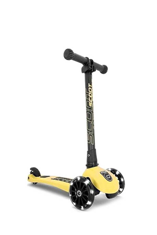Scoot And Ride Highwaykick 3 LED Tekerlekli Sarı Çocuk Scooter