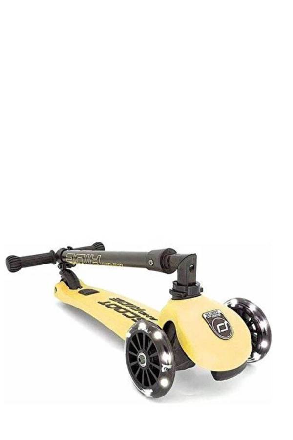 Scoot And Ride Highwaykick 3 LED Tekerlekli Sarı Çocuk Scooter