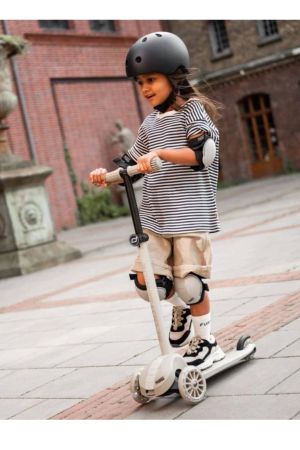 SCOOT AND RİDE - Scoot and Ride Highwaykick 3S Çocuk Scooterı, Ash - LED Tekerlekli, Katlanabilir ve Ayarlanabilir