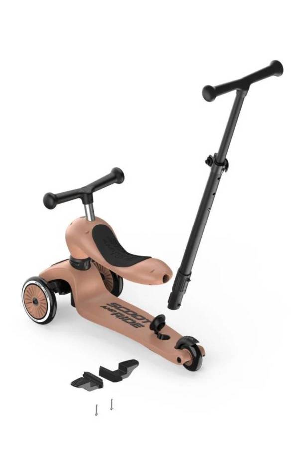 Scoot and Ride Push and Go Ebeveyn Kontrollü Çocuk Scooter Mocha