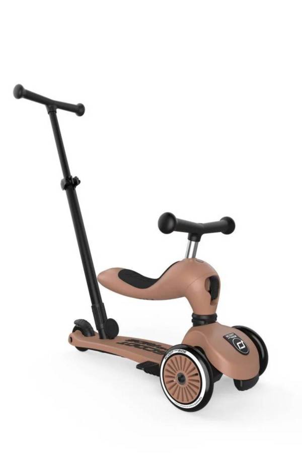 Scoot and Ride Push and Go Ebeveyn Kontrollü Çocuk Scooter Mocha