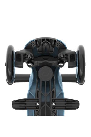Scoot And Ride Push and Go Steel Petrol Mavisi Ebeveyn Kontrollü Çocuk Scooter - Thumbnail