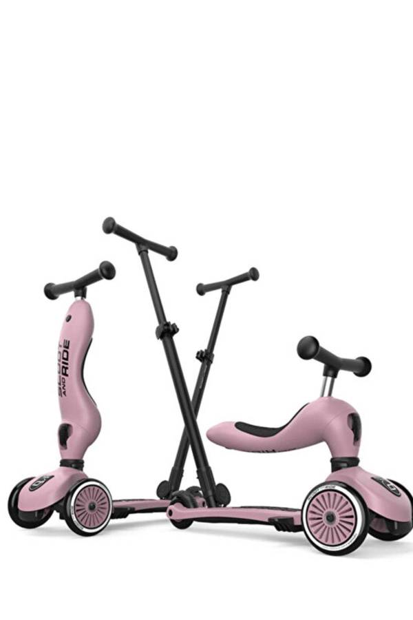 Scoot And Ride Push and Go Wildberry Koyu Pembe Ebeveyn Kontrollü Çocuk Scooter