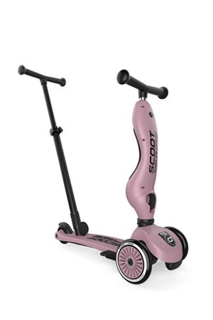 Scoot And Ride Push and Go Wildberry Koyu Pembe Ebeveyn Kontrollü Çocuk Scooter - Thumbnail