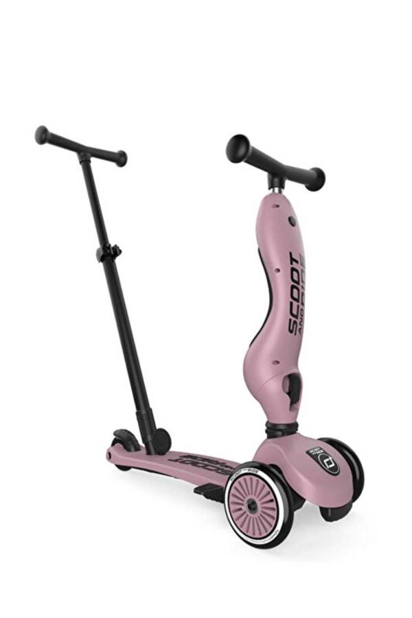 Scoot And Ride Push and Go Wildberry Koyu Pembe Ebeveyn Kontrollü Çocuk Scooter
