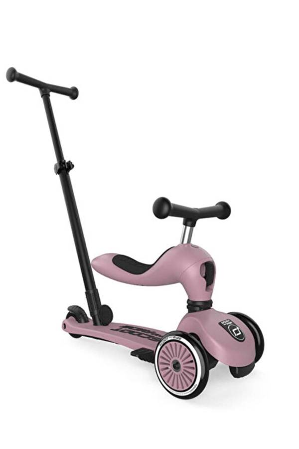 Scoot And Ride Push and Go Wildberry Koyu Pembe Ebeveyn Kontrollü Çocuk Scooter