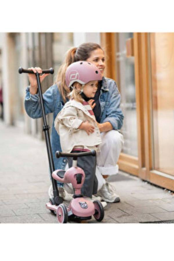 Scoot And Ride Push and Go Wildberry Koyu Pembe Ebeveyn Kontrollü Çocuk Scooter
