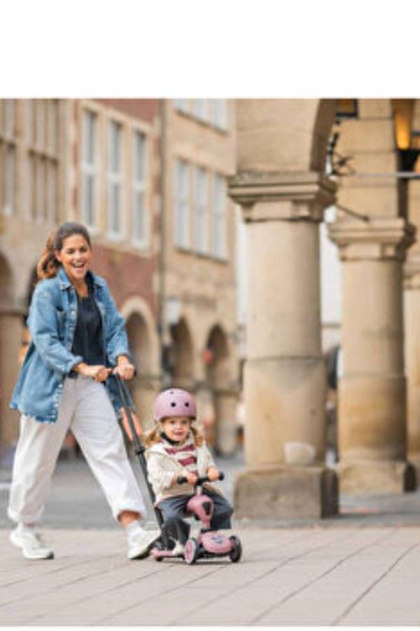 Scoot And Ride Push and Go Wildberry Koyu Pembe Ebeveyn Kontrollü Çocuk Scooter