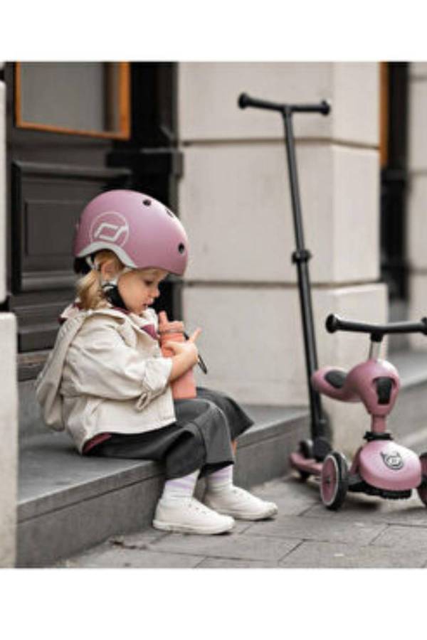 Scoot And Ride Push and Go Wildberry Koyu Pembe Ebeveyn Kontrollü Çocuk Scooter