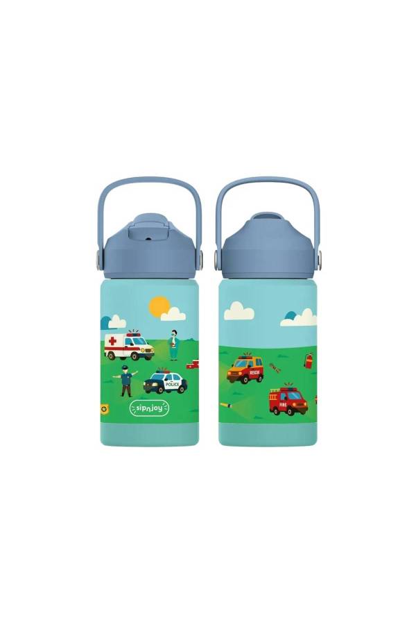 Sipnjoy Flipsip Çocuk Su Termosu Ambulance