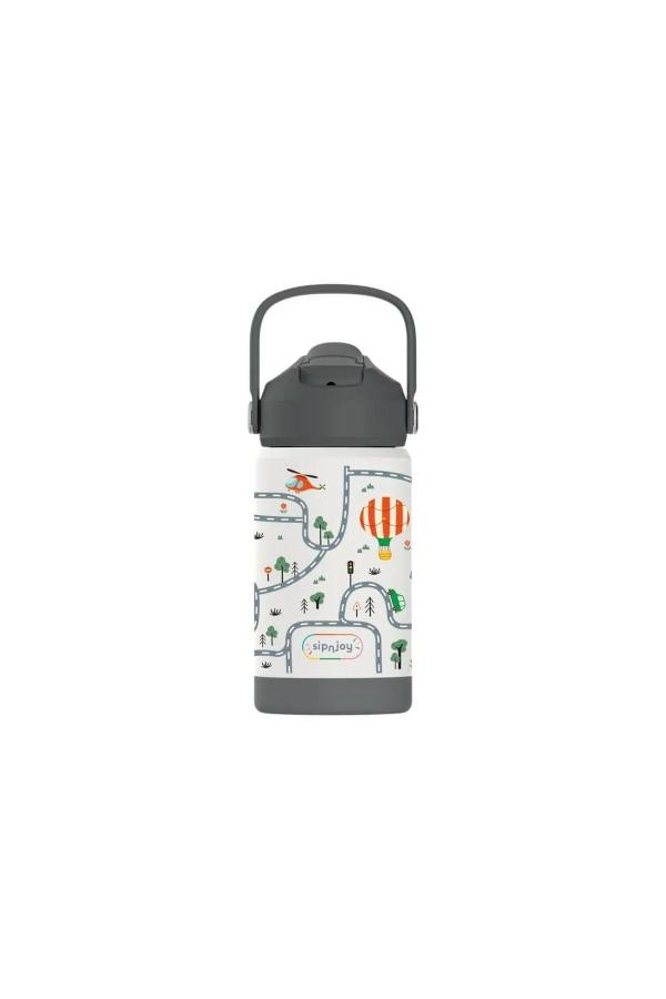 Sipnjoy Flipsip Çocuk Su Termosu Harita