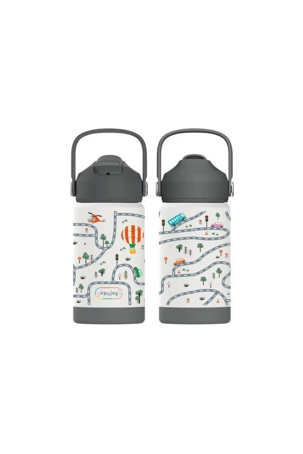 Sipnjoy Flipsip Çocuk Su Termosu Harita