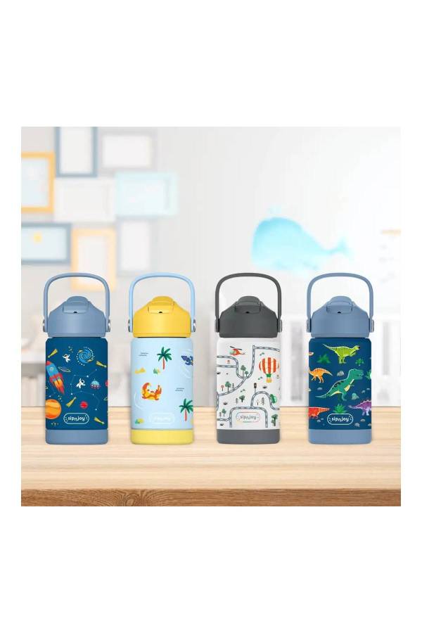 Sipnjoy Flipsip Çocuk Su Termosu Harita