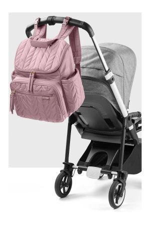 Skıp Hop Forma Anne Bebek Bakım Çantası Pembe - Thumbnail