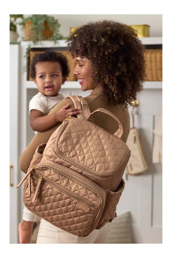 Skıp Hop Forma Anne Bebek Bakım Çantası Krem