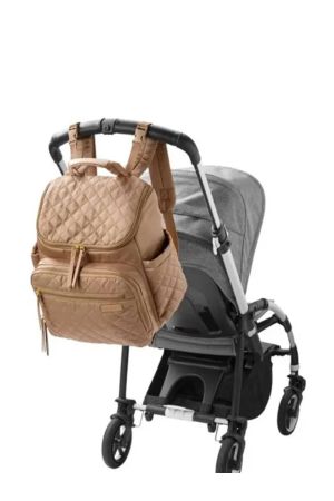 Skıp Hop Forma Anne Bebek Bakım Çantası Krem - Thumbnail