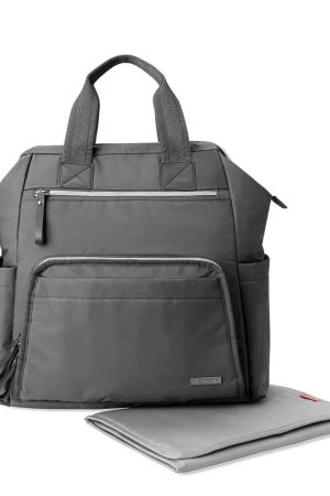 Skıp Hop Frame Anne Bebek Bakım Çantası Gri - Thumbnail