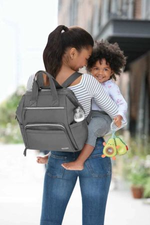 Skıp Hop Frame Anne Bebek Bakım Çantası Gri - Thumbnail