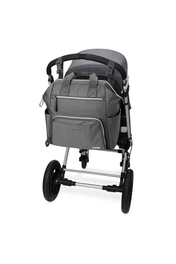 Skıp Hop Frame Anne Bebek Bakım Çantası Gri