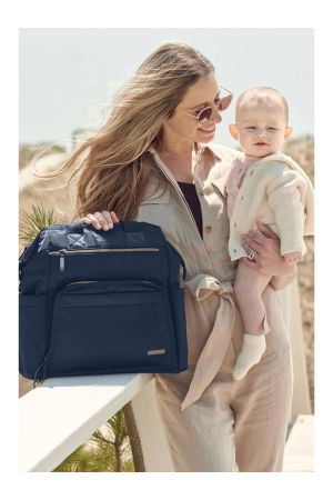 Skıp Hop Frame Anne Bebek Bakım Çantası Lacivert - Thumbnail