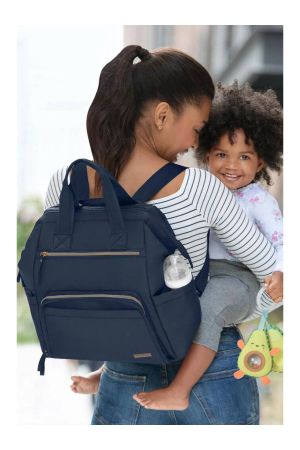 Skıp Hop Frame Anne Bebek Bakım Çantası Lacivert - Thumbnail