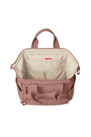 Skıp Hop Frame Anne Bebek Bakım Çantası Pembe - Thumbnail