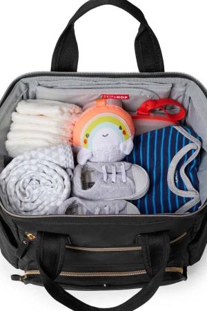 Skıp Hop Frame Anne Bebek Bakım Çantası Siyah - Thumbnail