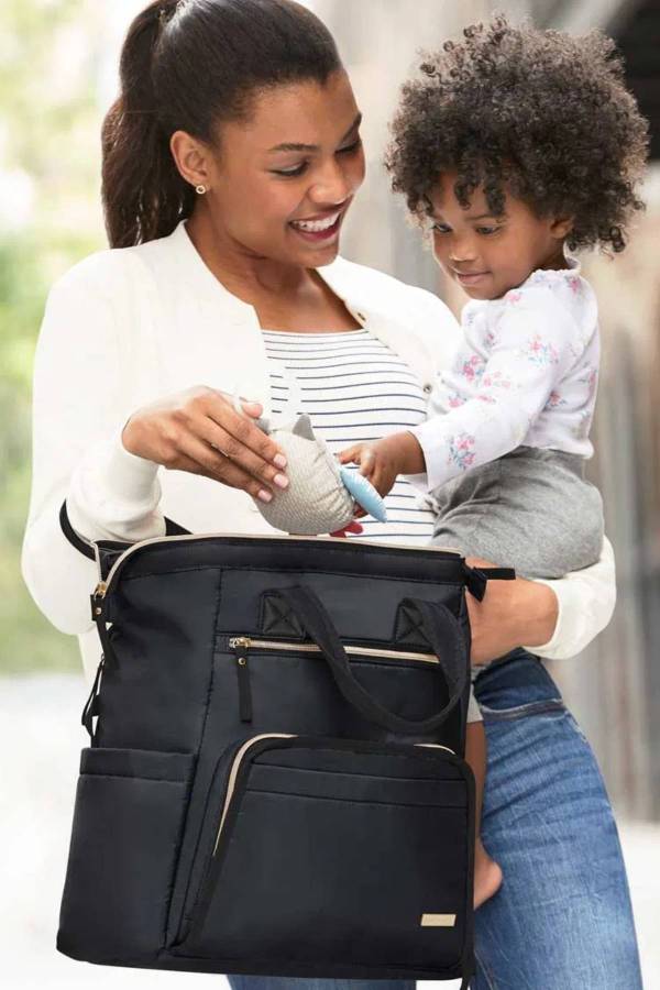 Skıp Hop Frame Anne Bebek Bakım Çantası Siyah