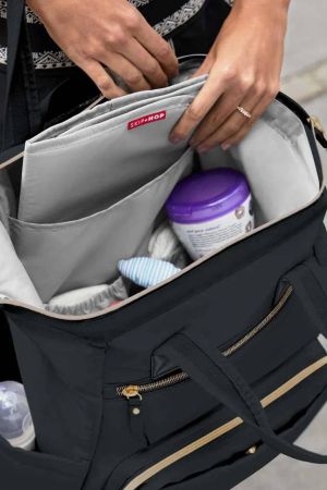 Skıp Hop Frame Anne Bebek Bakım Çantası Siyah - Thumbnail