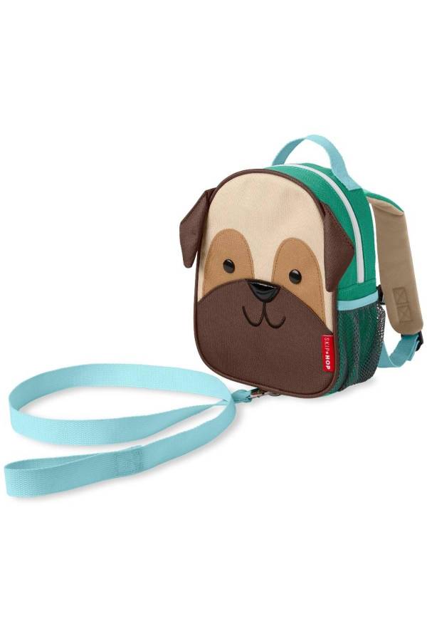 Skip Hop Zoo Emniyet Kemerli Sırt Çantası Köpek Kahverengi