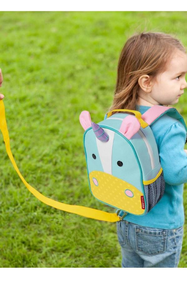Skip Hop Zoo Emniyet Kemerli Sırt Çantası Unicorn Turkuaz
