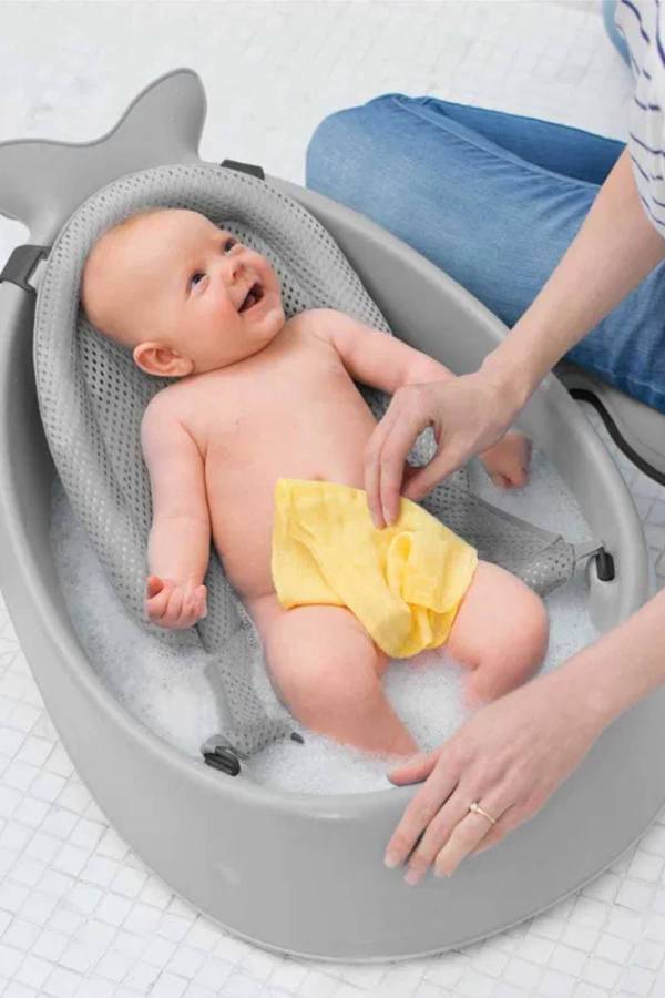 Skiphop 3'ü Bir Arada Akıllı Bebek Küveti Antrasit