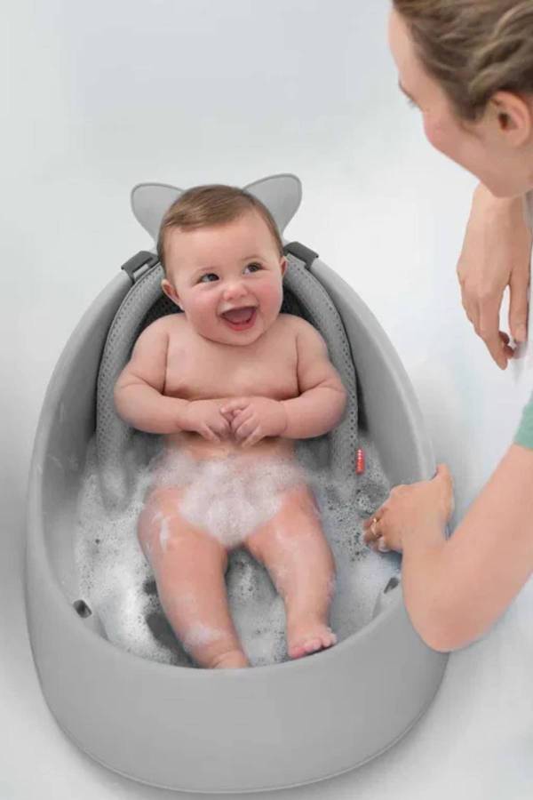 Skiphop 3'ü Bir Arada Akıllı Bebek Küveti Antrasit