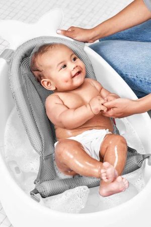 Skiphop 3'ü Bir Arada Akıllı Bebek Küveti Beyaz - Thumbnail