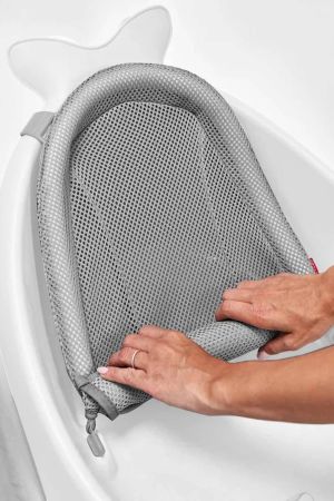 Skiphop 3'ü Bir Arada Akıllı Bebek Küveti Beyaz - Thumbnail