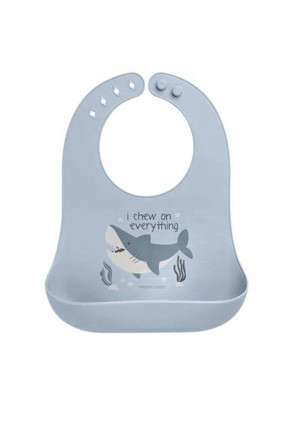 Stephen Joseph Silikon Mama Önlüğü Köpek Balığ'ı