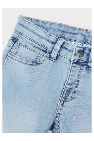 Yazlık Denim Bermuda Kot Şort - Thumbnail