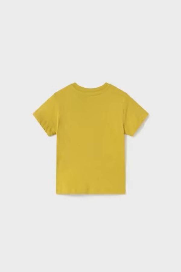 Yazlık Erkek Bebek Kısa Kol T-shirt Sarı