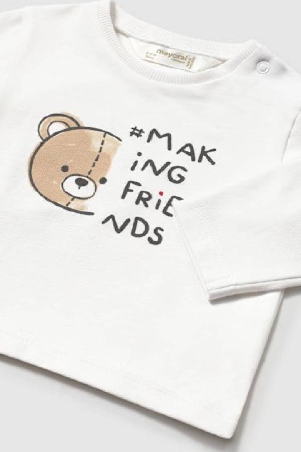 Yazlık Erkek Bebek Uzun Kol T-shirt