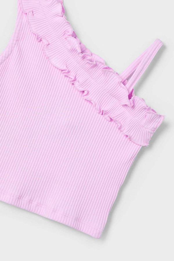 Yazlık Kısa Kol Pembe T-shrit