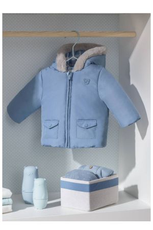 Mayoral Kışlık Erkek Bebek Çift Taraflı Mont Mavi - Thumbnail