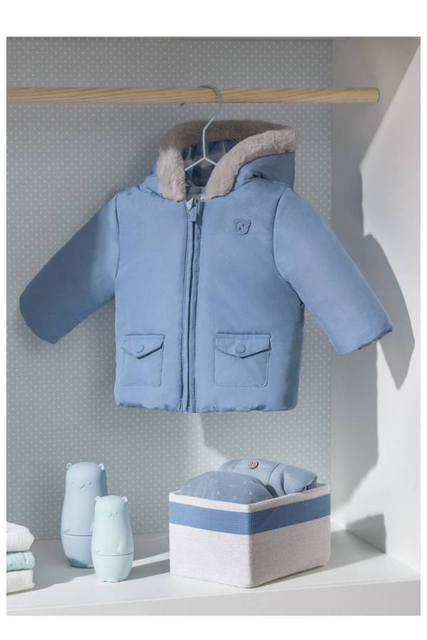 Mayoral Kışlık Erkek Bebek Çift Taraflı Mont Mavi